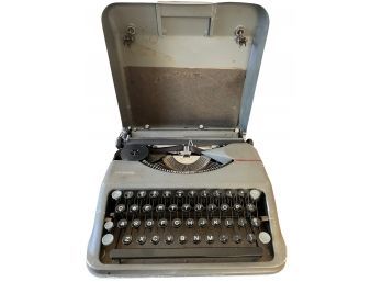 Small Vintage Hermes Rocket Portable Typewriter