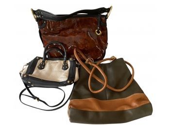 3 Nice Bags - Includes Michael Kors And Donald J Pliner