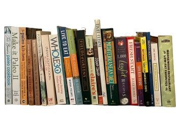 Collection Of 23 Cookbooks - Paleo, Vegetarian, Healthy Cooking