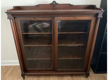 Gorgeous Sliding Glass Door Bookcase