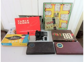 Group Antique And Vintage Board Games Etc.