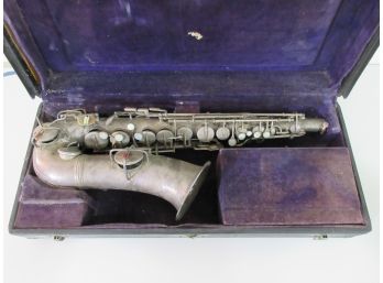 Antique C. G. Conn Saxophone In Case - 1914 Model