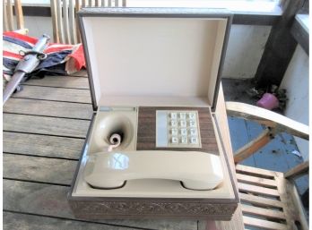 Vintage DECQ.TEL Rotary Phone In Box