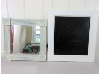 Shabby Chic Mirror And Magnet Board