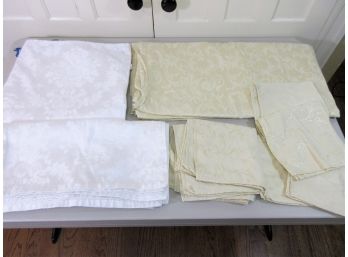 Two Sets Table Linens Including Waterford