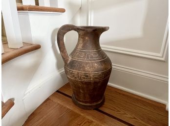 A Stunning Large Oinochoe W Greek Key Pattern