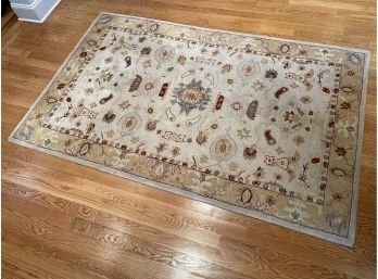 Safavieh Ivory/ Gold 5 X 8 Hand Tufted Wool Area Rug ( 2 Of 2 )