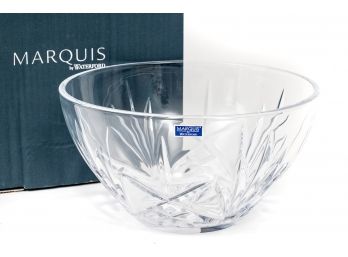 Marquis By Waterford Brookside Cut Crystal Glass Serving Bowl