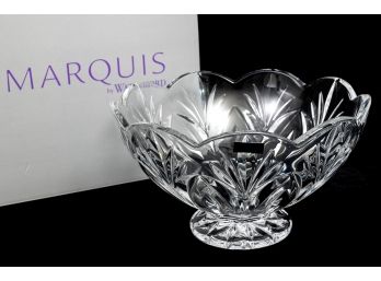 Marquis By Waterford Canterbury Crystal Glass Serving Bowl