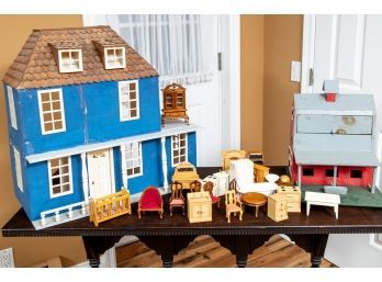 Project Dollhouse And Farm With Furnishings