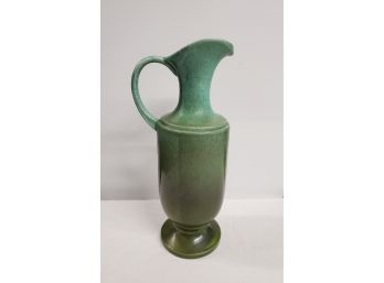 Mid Century Green Royal Haegar USA Vintage Pitcher / Vase