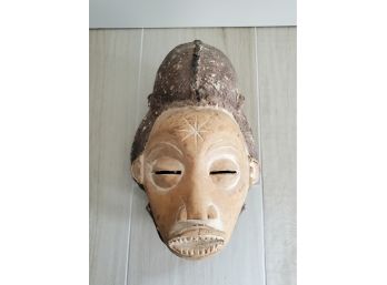 Vintage African Tribal Mask Collectible,  Wall Decor