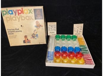Vintage Playplax Playbox Building Toy