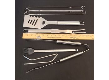 Metal Grill Utensils And More