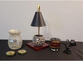 Candle Warmer Lamp, New Jar Candle And A Mosaic Tart Warmer By Yankee Candle W 2 Tarts