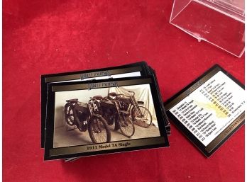 1993 Harley Davison Series 3 Collectors Cards Set In Plastic Card Case Cards Are Like New