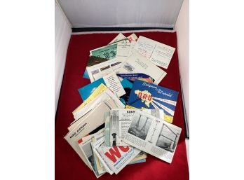 Large Lot Of Radio Cards From The 40s From All Over The World