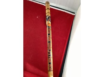 Vintage 1939 New York Worlds Fair Bamboo Cane Good Overall Condition