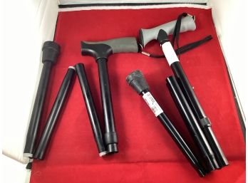 2 Drive Collapsible Walking Canes Good Overall Condition