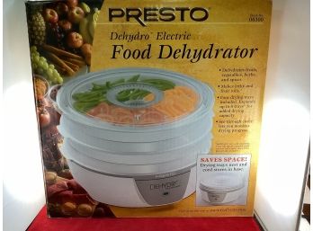 Presto Dehydro Electric Food Dehydrator Like New In The Box With Instructions Working