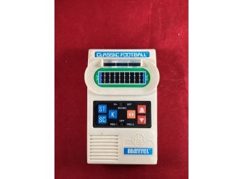 Tested And Working Vintage Radio Shack Classic Football Handheld Game By Mattel Good Overall Condition