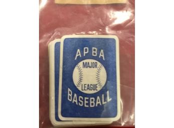 14 Bags Of Vintage APBA  Baseball Game Cards In Good Overall Condition Estimated 200  Cards