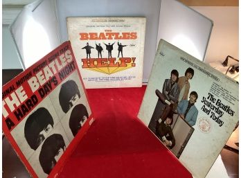 Vintage Lot Of 3 The Beatles Record Covers No Records See Pictures