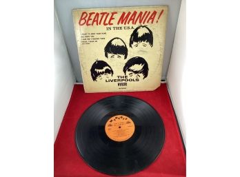 1964 Beatle Mania In The U.S.A. The Liverpools Wyncote Record And Cover See Pictures