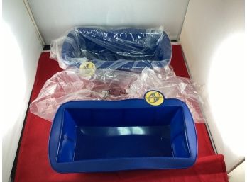 2 Brand New Smartware Bakeware Silicone 4 X 9 Loaf Pans