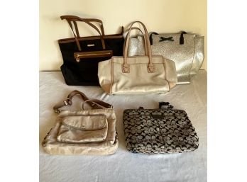 Lot Of Five Assorted Handbags - Coach - Kate Spade - Michael Kors