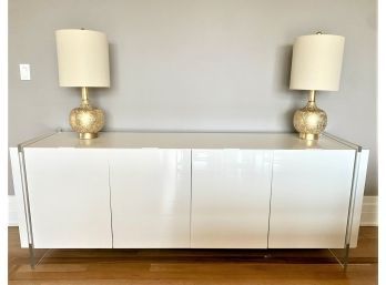 Rosetto Armobil White Lacquered Credenza