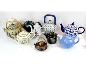 Ten Ceramic & Porcelain Teapots