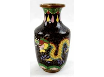 Small Cloisonne Dragon Vase