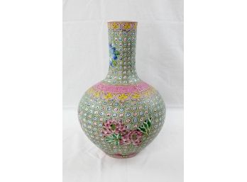 Colorful Floral Decorated Oriental Vessel -Guangxi Company