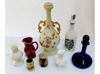 Group Of Eight Miscellaneous Vases