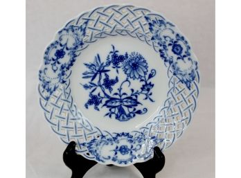 Small Meissen Blue & White Plate