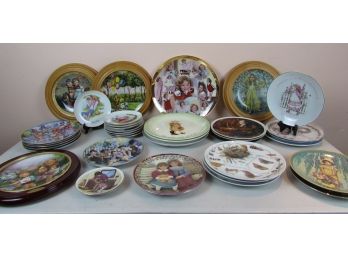 Large Group Of 39 Collectors Plates