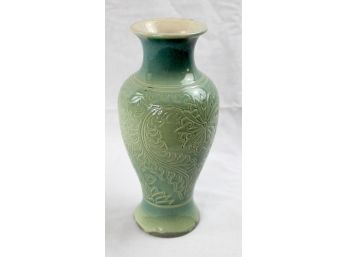 Vintage Celadon Green Vase