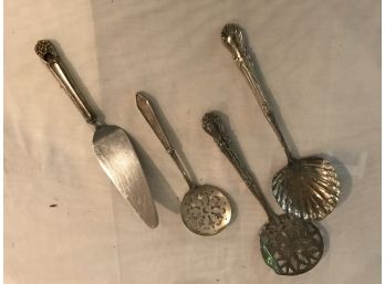 Sterling And Silverplate Serving Utensils