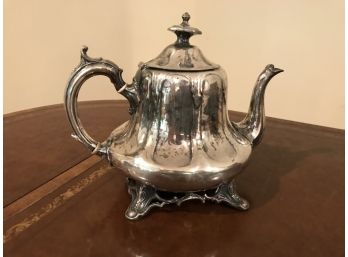 Antique Haw & Fisher Sheffield Silverplate Tea Pot