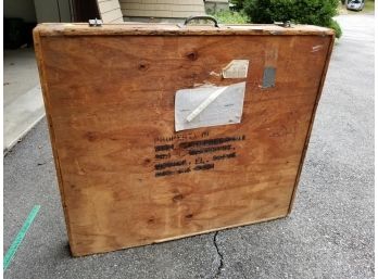 Vintage Artwork Transportation Case/Crate