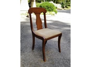 American Empire Walnut Style Side Chair