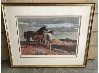 Signed And Numbered Limited Edition Sam Savitt Equestrian Print
