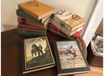 Vintage Will James Equestrian And Western Books