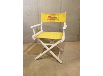 Vintage Kodak Canvas And Wood Director's Chair