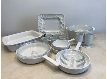 White Dishes And More!