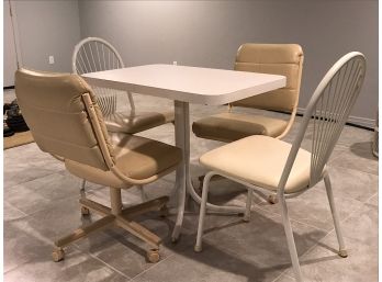 Small Formica Table & Four Chairs
