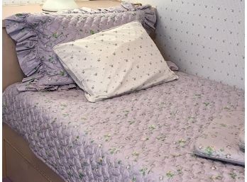 Two Sets Of Custom Twin Bedding