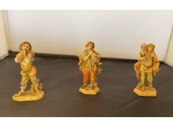 Fontanini Nativity Figures Measuring Approx 4' Tall. Marked Depose Italy