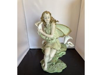 Fairy Statue With Calla Lily
